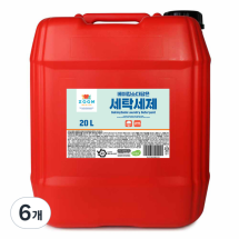 줌 베이직 베이킹소다 담은 액체세탁 세제, 20L, 1개입, 6개